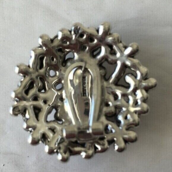 E&L Sterling Silver Bubble Round Popcorn Earrings Electroform Israel NEW - Picture 4 of 9